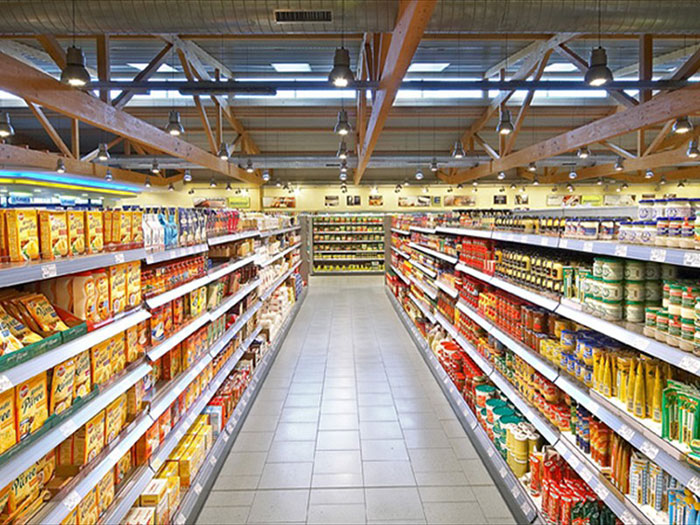 طراحی دکوراسیون مغازه سوپرمارکت